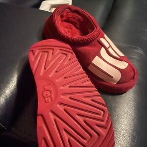 Lil boy suede Ugg slippers size 13